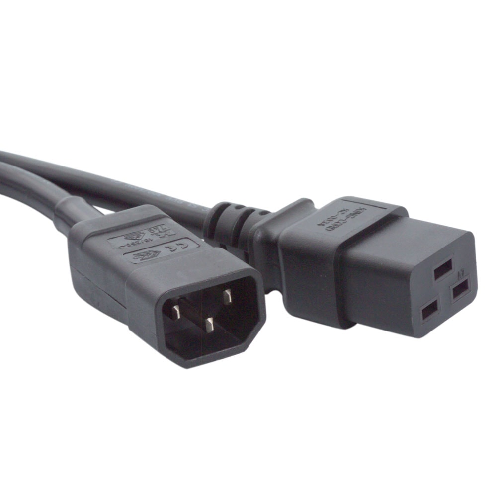 IEC C14 to IEC C19 Mains Cable