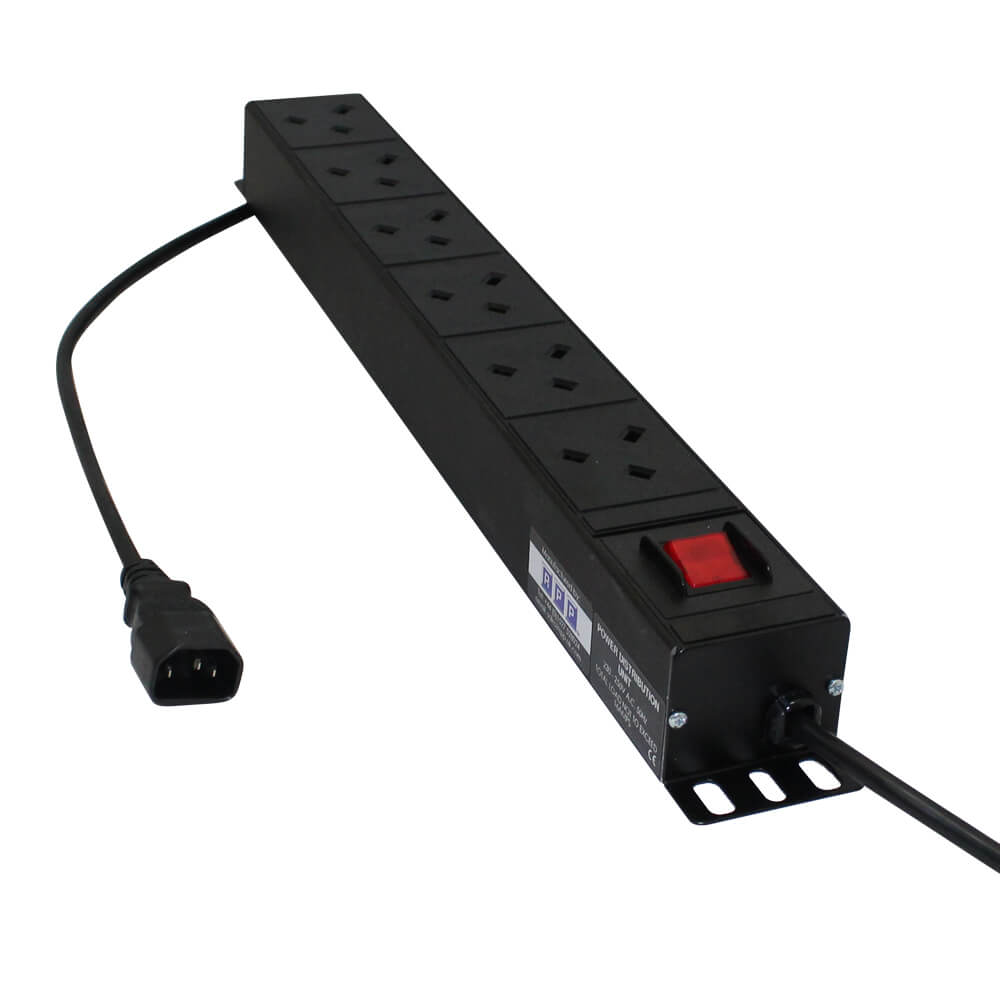 Vertical Power Strips with IEC C14 Mains Plug